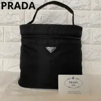 在飛比找蝦皮購物優惠-PRADA 化妝包 黑色 尼龍 mercari 日本直送 二