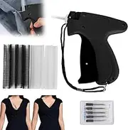 Stitchy Quick Clothing Fixer,Fine Tagging Gun Kit for Clothing Fixer Mini Stitch Gun for Clothes Speedy Sticky Sewing Quilting Hemming Quick Tag Gun with 5 Needle, 500 White 500 Black Micro Fasteners