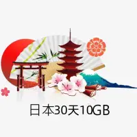 在飛比找蝦皮購物優惠-免設定 日本上網卡30天10GB吃到飽4G高速網路 Soft