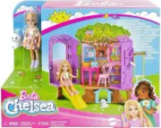 Barbie Chelsea Doll Treehouse Playset with Chelsea Puppy and Accessories NEW