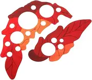 SWOOMEY 2Pcs Guitar Pickguards Grape Leaf Style Sound Covers Self Adhesive Guitar Protectors Easy Install Decor Accessory