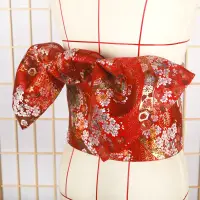 在飛比找蝦皮購物優惠-多款可選 日本和服腰封  浴袍華麗織錦緞  提花定型蝴蝶結 
