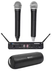 Samson Concert 288 Handheld 2-Ch Wireless Microphone System, 2 Mics+Free Speaker