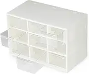 [Generic] Plastic Parts Storage Box 9 Drawer Storage Hardware and Craft Cabinet Wall Mount