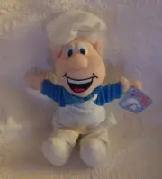 Breakfast Babies Wendell The Baker Bean Bag Plush Stuffed Animal 9" Tall New