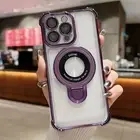Magsafe Shockproof Bumper Case Clear For iPhone 16 Pro Max Plus 15 14 13 12 11