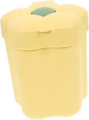 NAMOARLY Bedside Trash Bin Lid Easy Clean Narrow White Bin Grey Marble Look Bin Office Waste Paper Basket