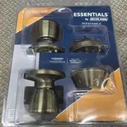 Schlage Bright Brass Brill Deadbolt Security Set VCT60 V BRL 605