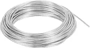uxcell 2.5mm Bonsai Training Wire, 1 Roll Floral Wire Stems Anodized Aluminum Tree Wire 32.8 Feet Total for Gardening Branch Fixing, Silver