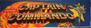 Captain Commando Arcade Marquee 26"x8"