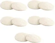 HAKIDZEL Exfoliation Pads 10pcs Scrubbing Sponge Gentle Face Exfoliator Reusable Makeup Remover Spa Facial Cleansing