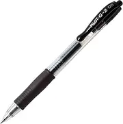 Pilot G-2 Retractable Extra Fine Gel Pen, Nib Size 0.5 mm, Black