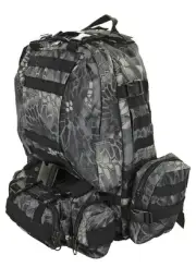 LARGE ASSAULT TACTICAL BACKPACK - NEW COLOR BLACK WEB - 600 DENIER FABRIC