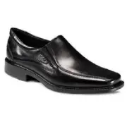 ECCO Men's 51504 New Jersey Black Leather Slip On Loafer Sz 39 40 41 42 43 44