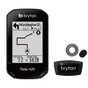 Bryton Rider 420H GPS Cycle Computer Bundle With Heart Rate Monitor