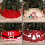 Christmas Tree Skirt Collar Xmas Tree Decorative Skirt XmasTree Stand Base Cover