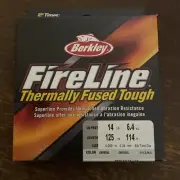 Berkley Fireline 14lb Test Crystal Superline Braid 125 Yard For spinning reels