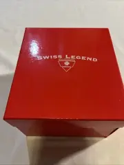 Vintage SWISS LEGEND Men's COMMANDER Diving Watch 20068-06 BNIB Orange & Black