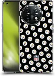 Head Case Designs Officially Licensed NFL Patterns Pittsburgh Steelers Artwork Soft Gel Case Compatible with OnePlus 11 5G