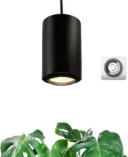 Hanging Grow Light 40W Large, Full Spectrum Warm White Color, with Timer, Plug-I