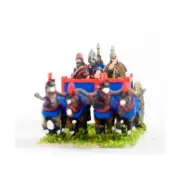 Essex Biblical New Assyrian Emp Heavy Chariot w/Driver, General & 2 J Pack New