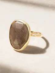 [Melissa Joy Manning] Melissa Joy Manning - 14-karat Recycled Gold Labradorite Ring - 6 6 Gold