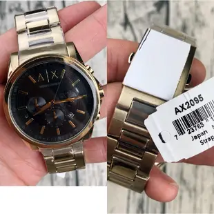 Armani Exchange AX 阿曼尼 手錶 機械錶 三眼 鋼錶帶 多款可挑 皮錶