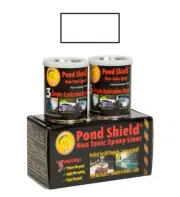 Pond Armor WHITE-QT Pond Shield Epoxy Liquid Pond Liner - 1.5 Quarts, White