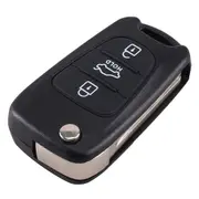 3 Buttons Flip Folding Remote Key Shell Case For Hyundai I20 I30 I35