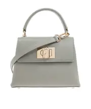 Furla 1927 Twist-Lock Mini Tote Bag One size gray-green