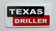3 - Texas Driller / Roughneck Hard Hat Oil Field Tool Box Helmet Sticker