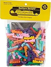 Paula Jean Creations Quilters Delight Safety Pin Covers 200 ct, Multicolor