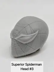 3d Print SUPERIOR SPIDERMAN HEAD #3 1:10 DIAMOND SELECT MCFARLANE DC MULTIVERSE