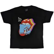 T Shirt - Rolling Stones Rainbow Shadow Tongue