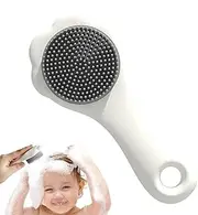 Baby Head Scrubber | Soft Bristle Baby Hair Wash Brush Baby Hair Scrubber | Portable Silicone Baby Brush Baby Shampoo Brush for Kids Boys Girls