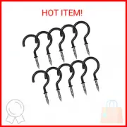 Vinyl Coated Ceiling Hooks - Multipurpose 2 Inches Hook and 0.9 Inches Screw for