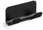 WS Bath Collections Seta 51803 Seta Double Robe Hook - Black