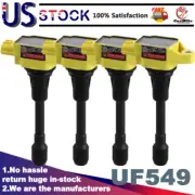 4PCS Ignition Coils For Nissan Altima Sentra Rogue Cube Infiniti FX50 2.5L UF549 (for: Nissan)