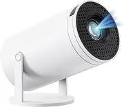 [Built-in App] Mini Projector 4K 1080P, Portable Projector with WiFi and Bluetooth, Smart Projector Auto Horizontal Correction, 130'' Screen Movie Projector, 240 ° Rotatable Outdoor Movie Projector