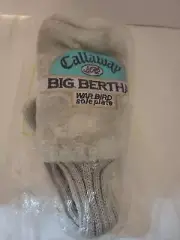 Callaway Golf BIG BERTHA War Bird Sole Plate Gray Head Cover Heaven Wood - New!