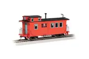 Bachmann Spectrum Wood Side-Door Caboose, Painted Red, Unlettered, On30 Scale