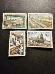 Francobollo Valore Avorio Industrializzazione N° 269/270/272/276 Nuovo Lusso
