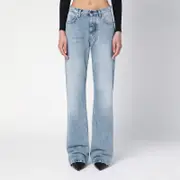[Balenciaga] Light blue jeans with distressed hem 27 Blue