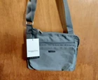 NEW Baggallini Crossbody HP Bagg MM Bag Grey Cheetah Leopard Water Resistant NWT