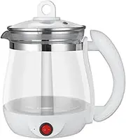Multifunctional Electric Kettle Glass Hot Water Dispensers 1.8l Large Capacity 800w Low Power Rapid Heating Brewing Instant Coffee Tea Hot Cereal Instant Macaroni (A) lofty ambition KeYJ