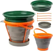 1/4" Classifier Screen Set with 10L Collapsible Bucket Gold Panning Kit
