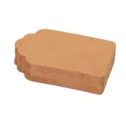 Gift Tags, Kraft Paper Christmas Hang Price Tags, 9x4.5cm,Brown, Fashion Large Card Marking Craft Labels Hanging Presents Packing Regtangle