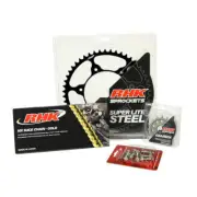 Gas-Gas MC450F Troy Lee Designs 2022 RHK 14/45 Gold MX Chain & Black Super Lite