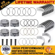 Oversize 0.50MM Bearings Shell & Piston Ring Kit For Hyundai Kia Accent Rio 1.6L (for: Hyundai)