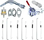Throttle Control Lever Arm Governor Kit Fit for GX140 GX160 GX200 168F 170F 5.5HP 6.5HP w Link Rod Control Spring Gasket